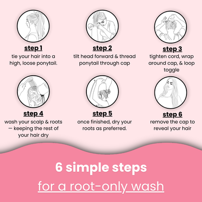 crown washing pony cap